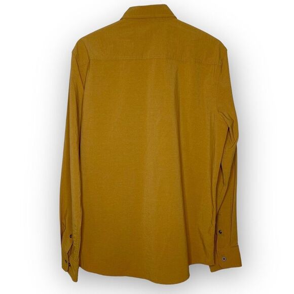 Swiss Tech Long Sleeve Button Down Outdoor Shirt Copper Penny Men’s Size Medium - Picture 4 of 9